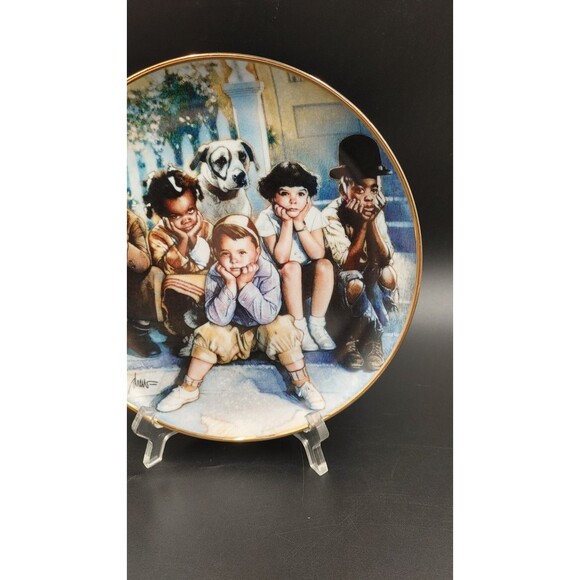 The Little Rascals Franklin Mint Collector Plate Limited Edition Porcelain 8" - Picture 5 of 11